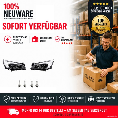 Scheinwerfer set halogen - set,